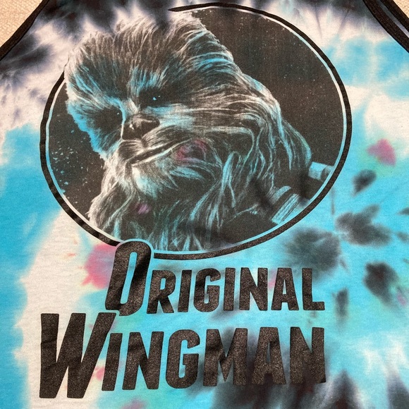 Star Wars Chewbacca The Original Wingman Tie Dye Tank Size XL - Picture 2 of 4